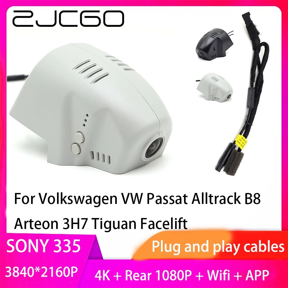 ZJCGO Plug and Play Car DVR Dash Cam 4K 2160P Video Recorder for Volkswagen VW Passat Alltrack B8 Arteon 3H7 Tiguan Facelift
ZJCGO Plug and Play Car DVR Dash Cam 4K 2160P Video Recorder for Volkswagen VW Passat Alltrack B8 Arteon 3H7 Tiguan Facelift