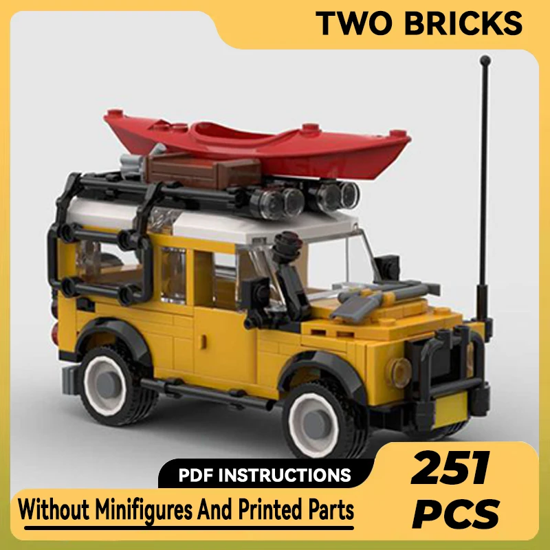 

Technical Moc Bricks Famous Car Model City Mini Defender 110 Modular Building Blocks Gifts Toys For Children DIY Sets Assembling