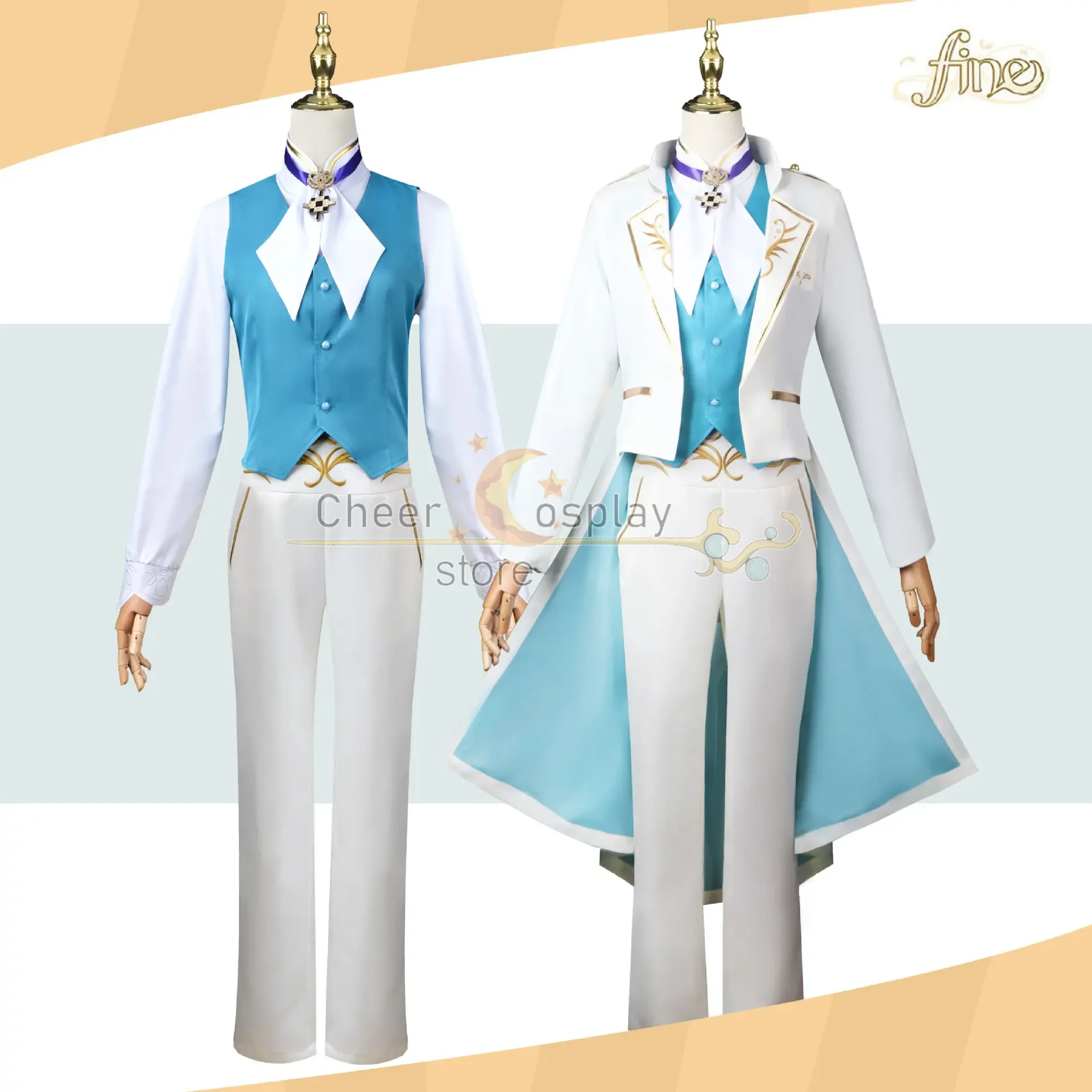 Anime Ensemble Stars Tenshouin Eichi Cosplay Costume Himemiya Tori Uniform Cos Outfit Halloween Fushimi Yuzuru Men Costume
Anime Ensemble Stars Tenshouin Eichi Cosplay Costume Himemiya Tori Uniform Cos Outfit Halloween Fushimi Yuzuru Men Costume