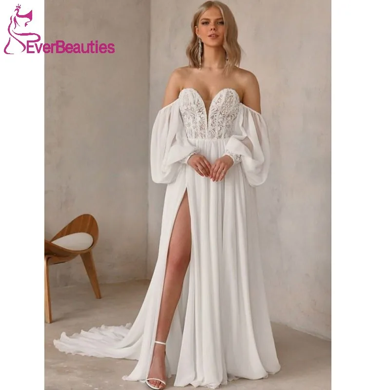 A Line Wedding Dresses for Women Off Shoulder Vestidos De Novia Beach Wedding Gown Bride Dress 2023 Long Sleeve Robe De Mariee
A Line Wedding Dresses for Women Off Shoulder Vestidos De Novia Beach Wedding Gown Bride Dress 2023 Long Sleeve Robe De Mariee