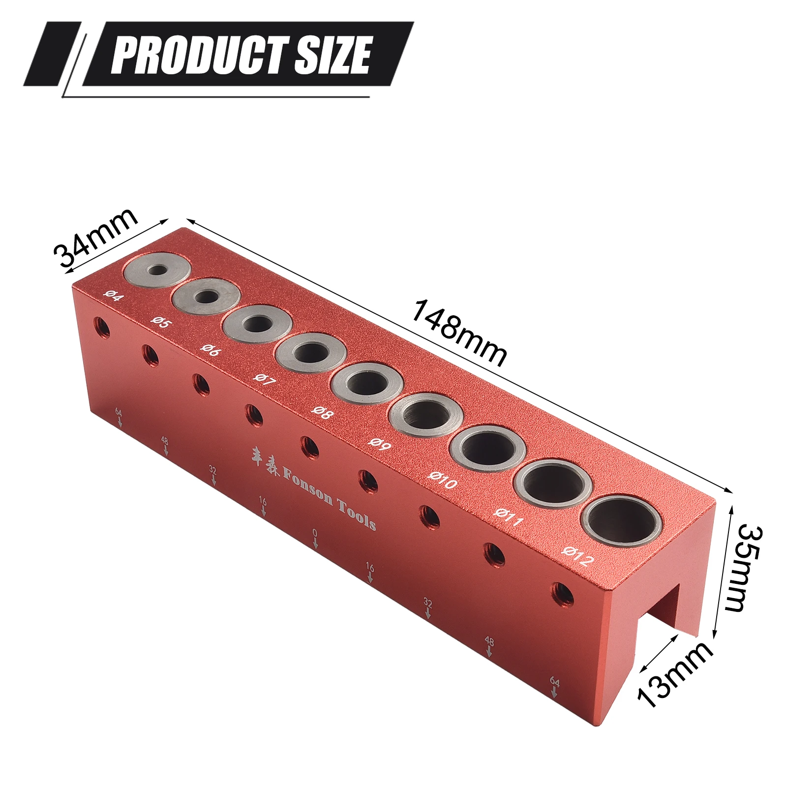 4-12mm Vertical Pocket Hole Jig Woodworking Dowel Drill Guide Centering Locator Woodworking Semi-automatic Drilling Positioning
4-12mm Vertical Pocket Hole Jig Woodworking Dowel Drill Guide Centering Locator Woodworking Semi-automatic Drilling Positioning