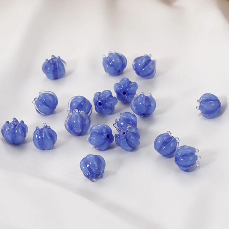 15pcs/Lot New Glass Bell Flower Beads DIY Earrings Bracelet Accessories Lampwork Piercing Beads Bell Orchid Beads String Jewerly
15pcs/Lot New Glass Bell Flower Beads DIY Earrings Bracelet Accessories Lampwork Piercing Beads Bell Orchid Beads String Jewerly