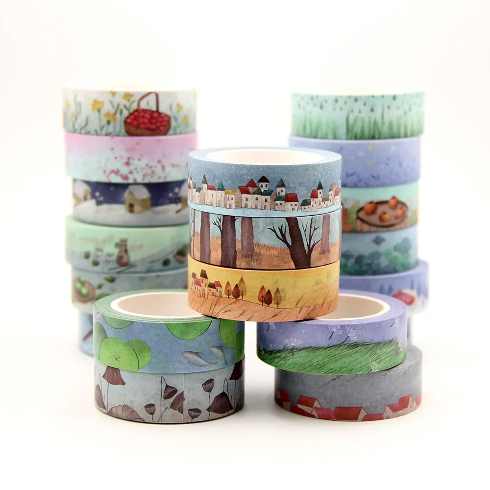 A301~A318 1PC Follows Leaves Trees Snows washi tape 10m Flowers Masking Tapes Decorative Stickers DIY Stationery School Supplies
A301~A318 1PC Follows Leaves Trees Snows washi tape 10m Flowers Masking Tapes Decorative Stickers DIY Stationery School Supplies