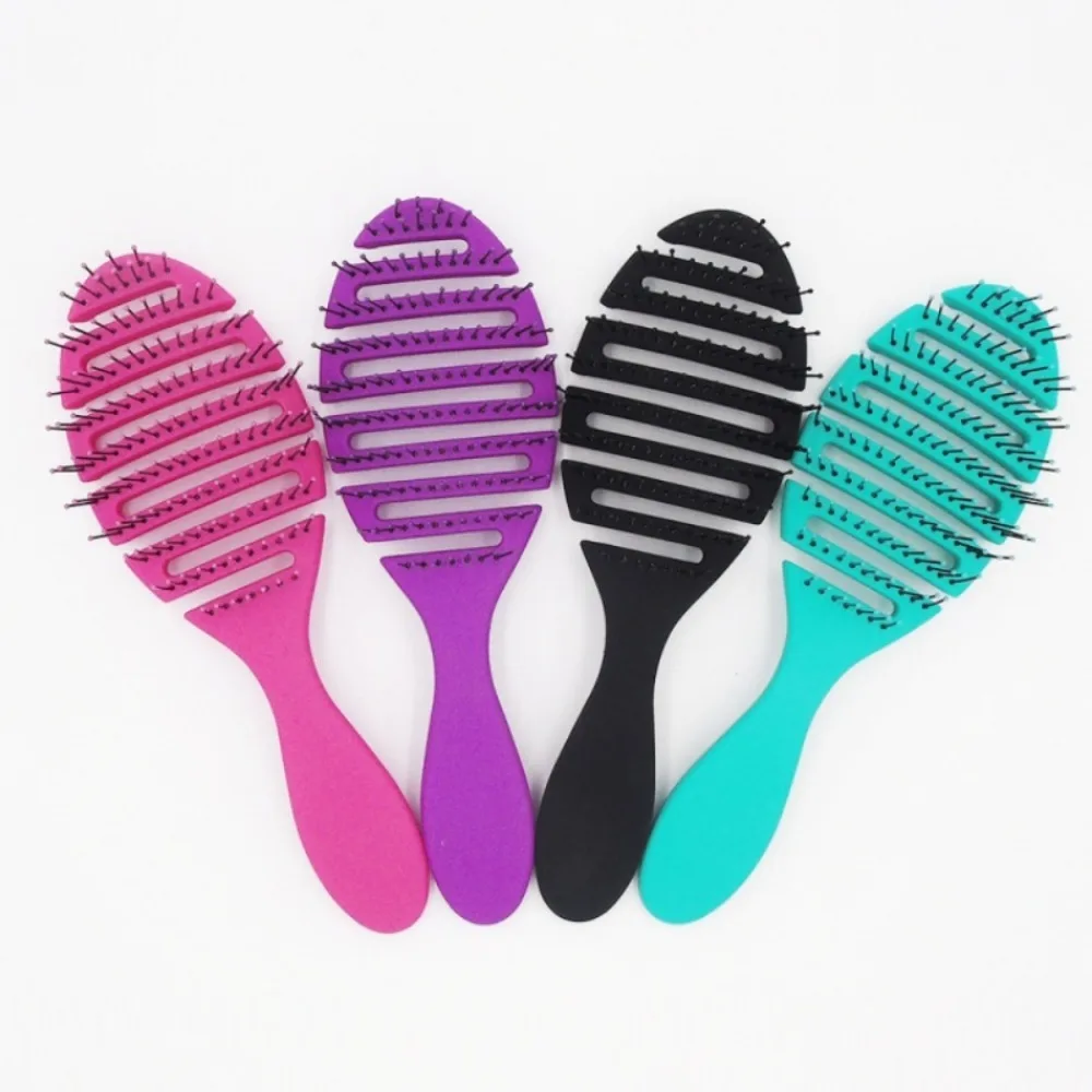 

Women Hair Brushes Hair Combs Detangling Hair Brush Hairdressing Accessories Wet Massage Comb Curly Hairdressing Salon 4 Colors