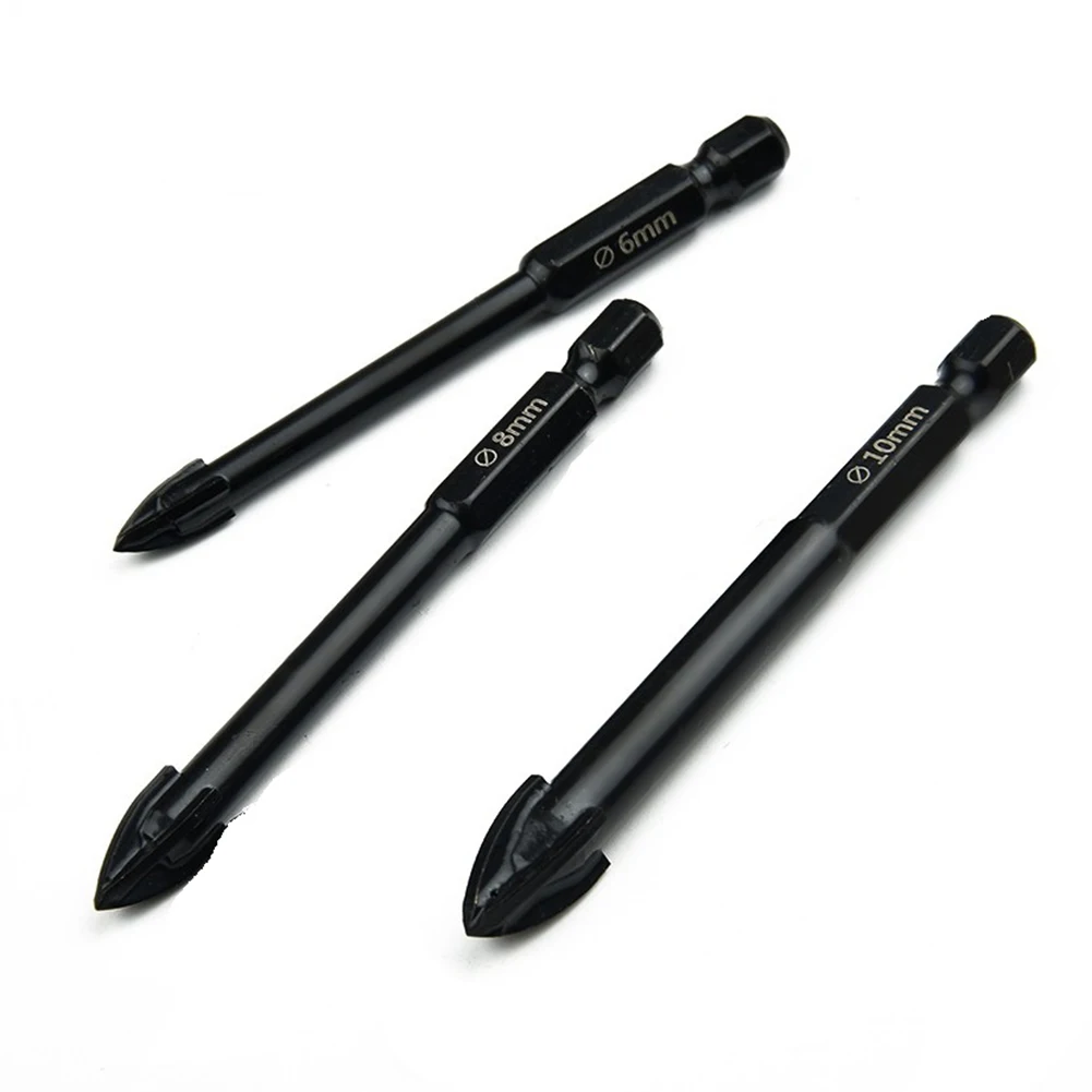 Cross Drill Bits Drill Bits 1/4Inch 4-10mmn 5pcs Black Durable For Electric Hand Drill Universal Drilling Tool
Cross Drill Bits Drill Bits 1/4Inch 4-10mmn 5pcs Black Durable For Electric Hand Drill Universal Drilling Tool