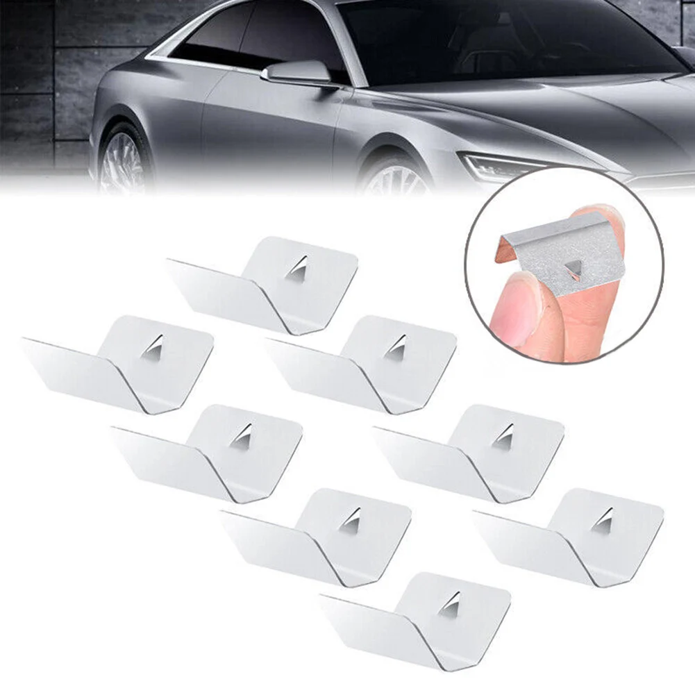 10Pcs Car Wind Deflector Clips Stainless Steel Rain Guard Channel Clips Fixing Retaining Compatible For Heko G3 SNED Clip X6
10Pcs Car Wind Deflector Clips Stainless Steel Rain Guard Channel Clips Fixing Retaining Compatible For Heko G3 SNED Clip X6