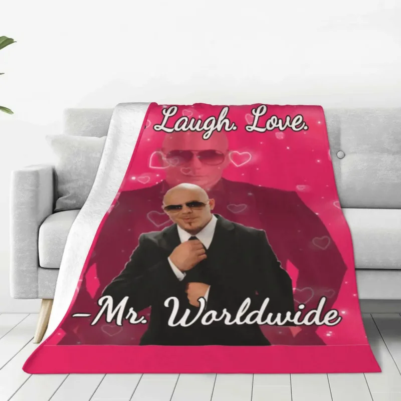 Pitbull Mr. Worldwide Says To Live Laugh Love Knitted Blanket Flannel Super Soft Throw Blankets for Car Sofa Couch Bed Rug
Pitbull Mr. Worldwide Says To Live Laugh Love Knitted Blanket Flannel Super Soft Throw Blankets for Car Sofa Couch Bed Rug