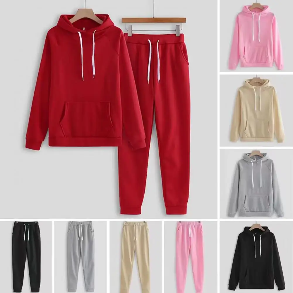 Long Sleeve Warm Tracksuit Women Hoodie Pants Set Cozy Winter Outfit 2-piece Hoodie Pants Set with Elastic Waist for Warmth
Long Sleeve Warm Tracksuit Women Hoodie Pants Set Cozy Winter Outfit 2-piece Hoodie Pants Set with Elastic Waist for Warmth