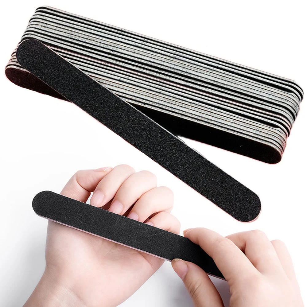 

10Pcs Nail Files Grinding Sanding 100/180 Grit Buffer Block Pedicure Manicure Buffing Polish Beauty Tools Professional Nail File