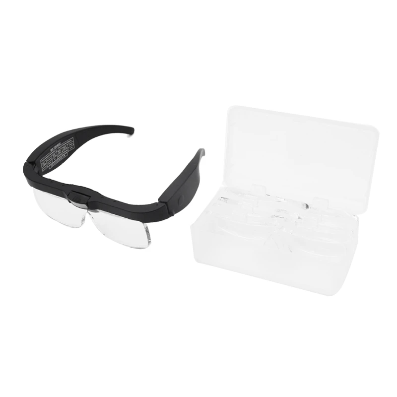 

Увеличительные очки со встроенными прозрачными АБС-пластиками и акрилом для хобби, ремесел, чтения и закрытой работы