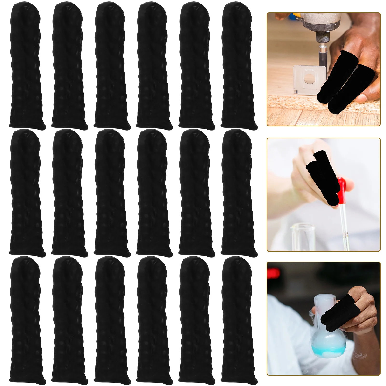 

100 Pcs Anti-static Finger Cots Protection Covers Sleeves Protecting Joint Reusable Protector Protective