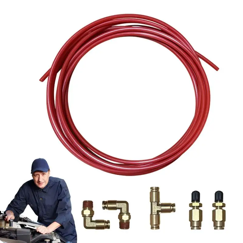 Nylon air hose repair kit Air Compressor Line Kit 1/4 NPT Quick Connect Coupler 20Ft Air Tube Kit Industrial Fitting Pipe Kit
Nylon air hose repair kit Air Compressor Line Kit 1/4 NPT Quick Connect Coupler 20Ft Air Tube Kit Industrial Fitting Pipe Kit