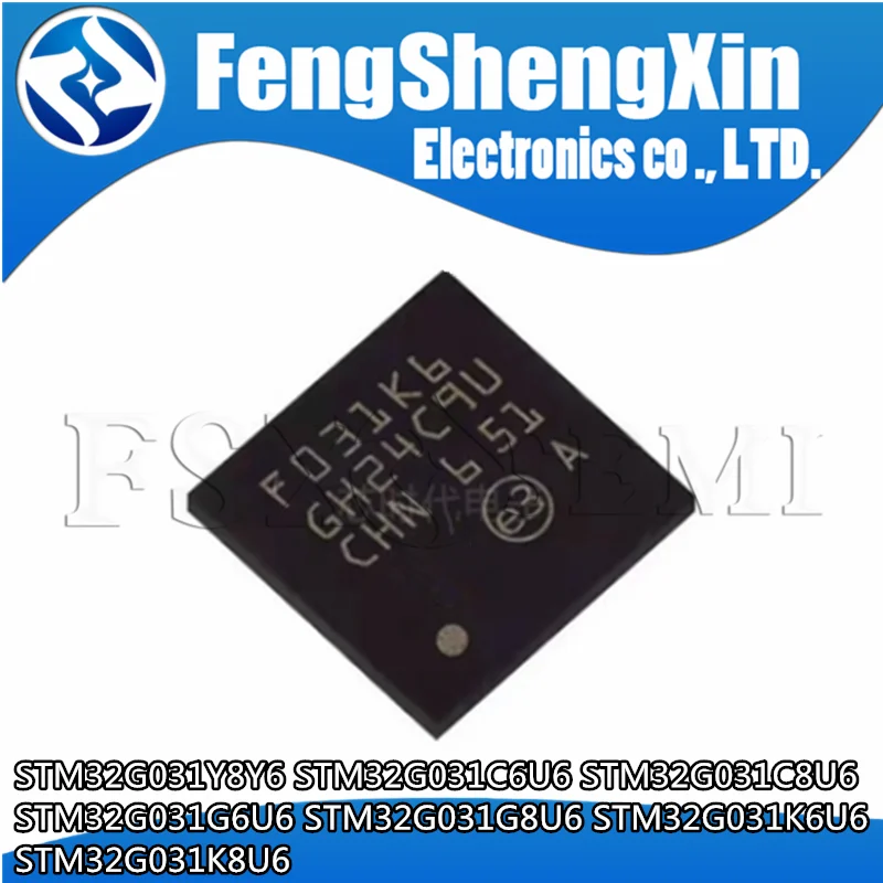 1pcs STM32G031Y8Y6 STM32G031C6U6 STM32G031C8U6 STM32G031G6U6 STM32G031G8U6 STM32G031K6U6 STM32G031K8U6
1pcs STM32G031Y8Y6 STM32G031C6U6 STM32G031C8U6 STM32G031G6U6 STM32G031G8U6 STM32G031K6U6 STM32G031K8U6