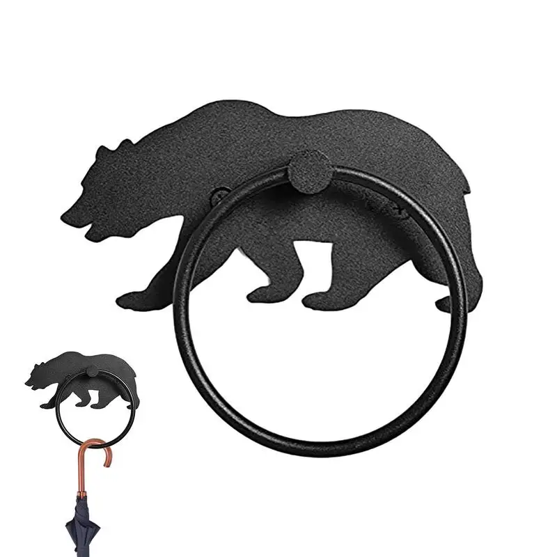 Настенный держатель для полотенец Black Bear, Круглый матовый черный держатель для полотенец в ванную комнату
Настенный держатель для полотенец Black Bear, Круглый матовый черный держатель для полотенец в ванную комнату