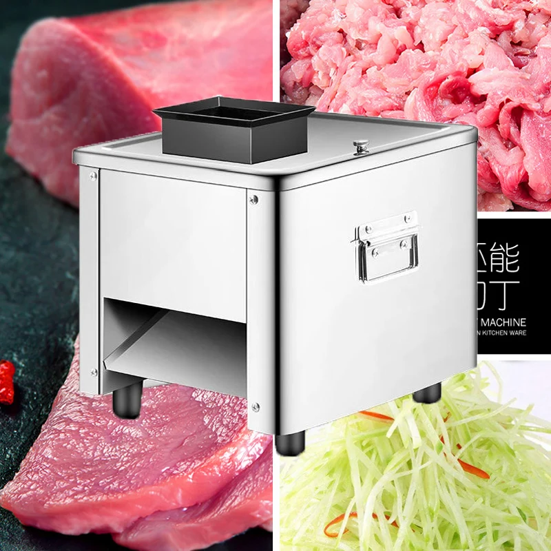 

Commercial Meat Slicer Cutter Machine Stainless Steel Electric Meat Cutting Machine for Vegetable Pork Lamb