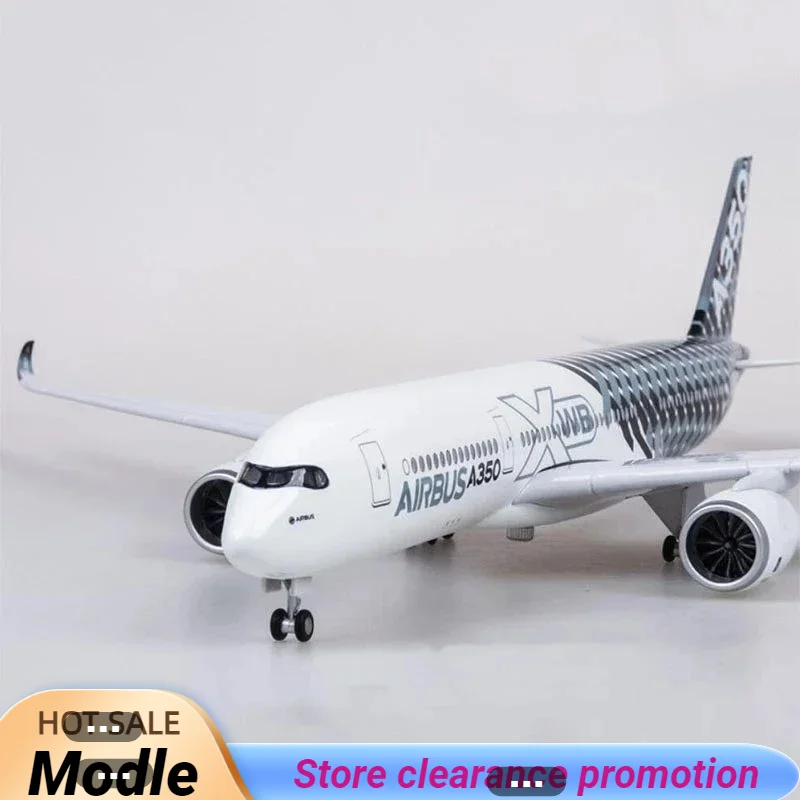 

47CM 1/142 Scale Airplane Airbus A350 Prototype XWB Airline Plane Model W Light Wheel Diecast Plastic Resin Plane For Collection