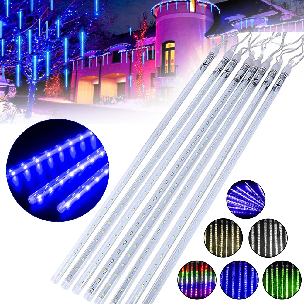 8 PCS Meteor Shower Rain Lights LED Falling Rain Fairy String Lights Christmas Wedding Party Garden Yard Tree Decor
8 PCS Meteor Shower Rain Lights LED Falling Rain Fairy String Lights Christmas Wedding Party Garden Yard Tree Decor