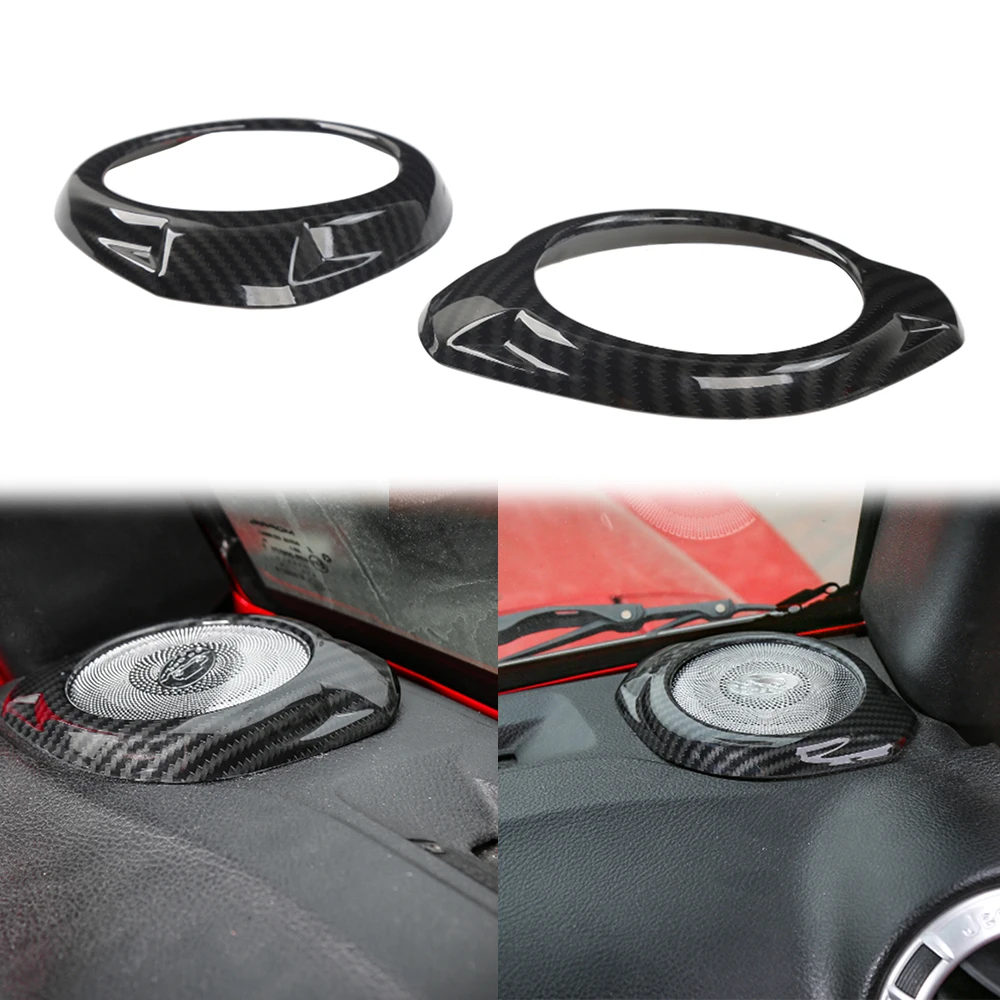 

Колонка A-Pillar громкий динамик декоративная крышка кольцо отделка для Jeep Wrangler JK 2015 2016 2017 автомобильные наклейки для интерьера Аксессуары ABS