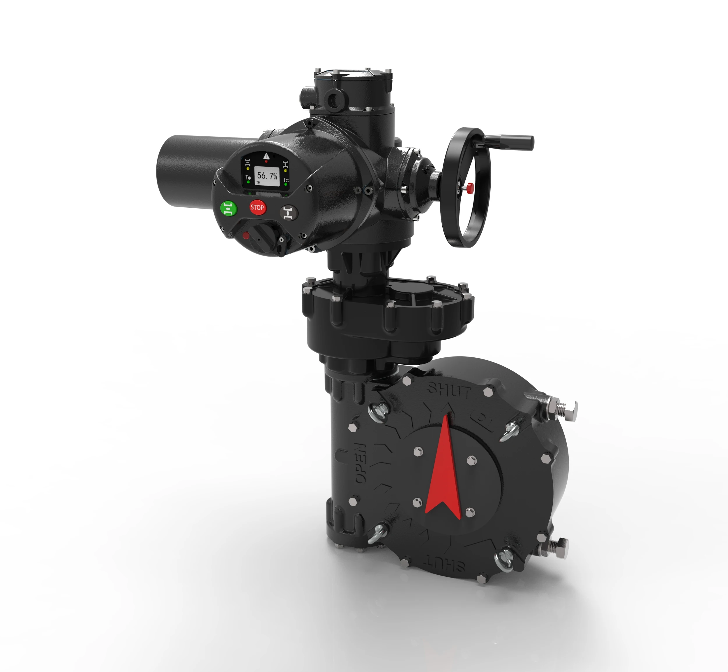 Intelligent HEM multi-turn electric actuator for valves with CE(380VAC,220VAC) modbus or profibus communication
Intelligent HEM multi-turn electric actuator for valves with CE(380VAC,220VAC) modbus or profibus communication