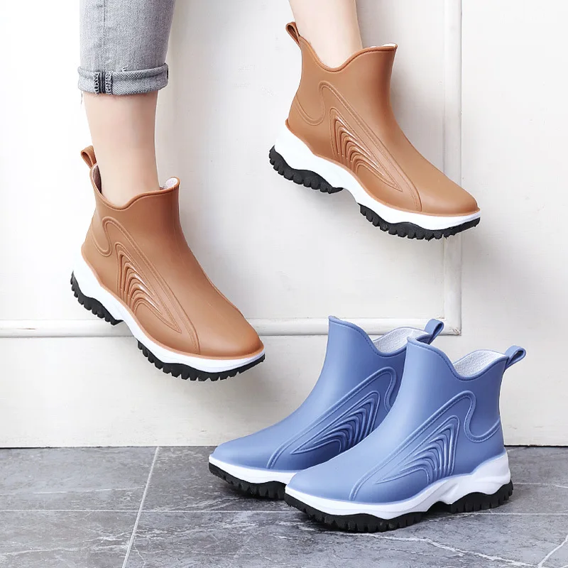 Rain Boots for Women Platform Shoes Kitchen Garden Waterproof Work Rainboots Fashion Non-slip Thicken Rain Boots Botas De Mujer
Rain Boots for Women Platform Shoes Kitchen Garden Waterproof Work Rainboots Fashion Non-slip Thicken Rain Boots Botas De Mujer
