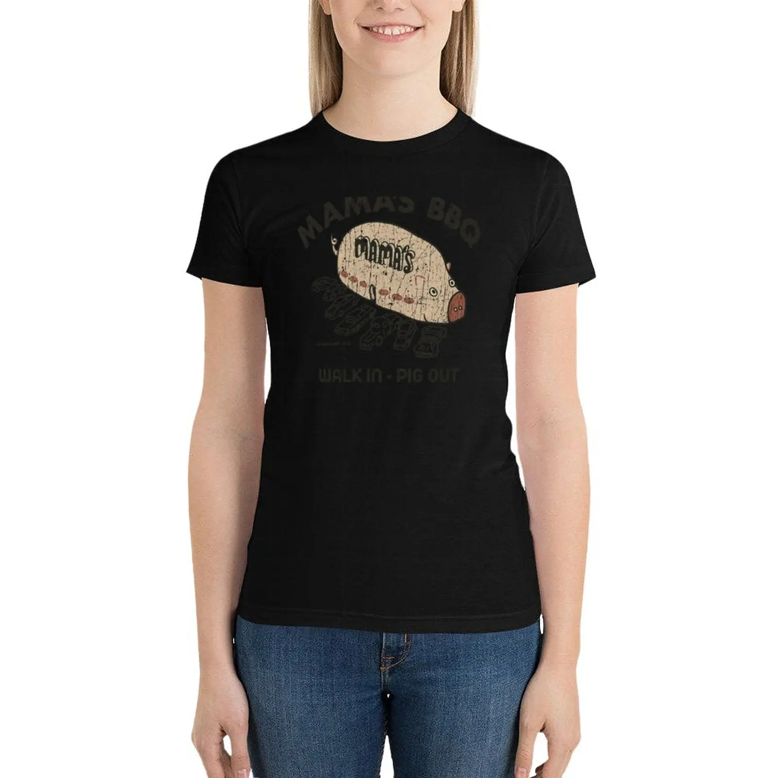 Mama’s BBQ 1956 T-Shirt cute clothes Blouse lady clothes kawaii clothes summer for Women
Mama’s BBQ 1956 T-Shirt cute clothes Blouse lady clothes kawaii clothes summer for Women