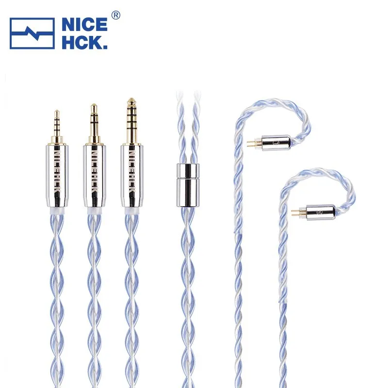 NiceHCK Whitesky Wire 6N Silver Plated OCC HIFI Earbud Replace Cable 3.5/2.5/4.4mm MMCX/0.78 2Pin for IEM EW200 Falcon Ultra C3
NiceHCK Whitesky Wire 6N Silver Plated OCC HIFI Earbud Replace Cable 3.5/2.5/4.4mm MMCX/0.78 2Pin for IEM EW200 Falcon Ultra C3