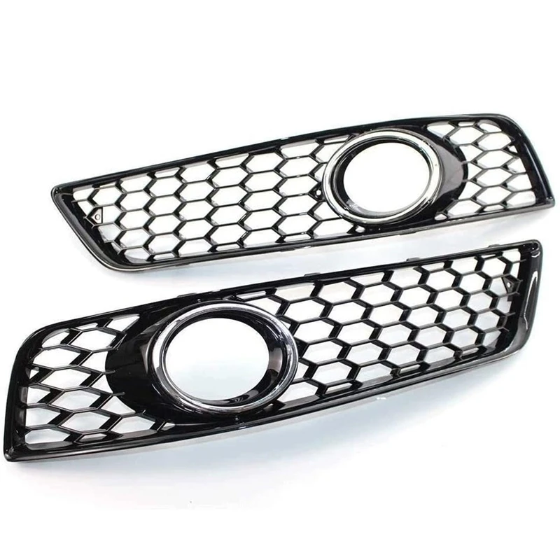 2xCar Front Fog Light Cover Honeycomb Grille Grill Left Right side for 2009-2012 Audi A3 8P fog light cover Easy installation
2xCar Front Fog Light Cover Honeycomb Grille Grill Left Right side for 2009-2012 Audi A3 8P fog light cover Easy installation