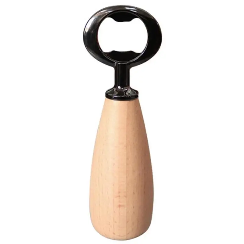 

Wood Bottle Openers | Wooden Wine Bottle Lid Opener | Stainless Steel Wood Handheld Heavy Duty Corkscrew Bottle Opening Tool