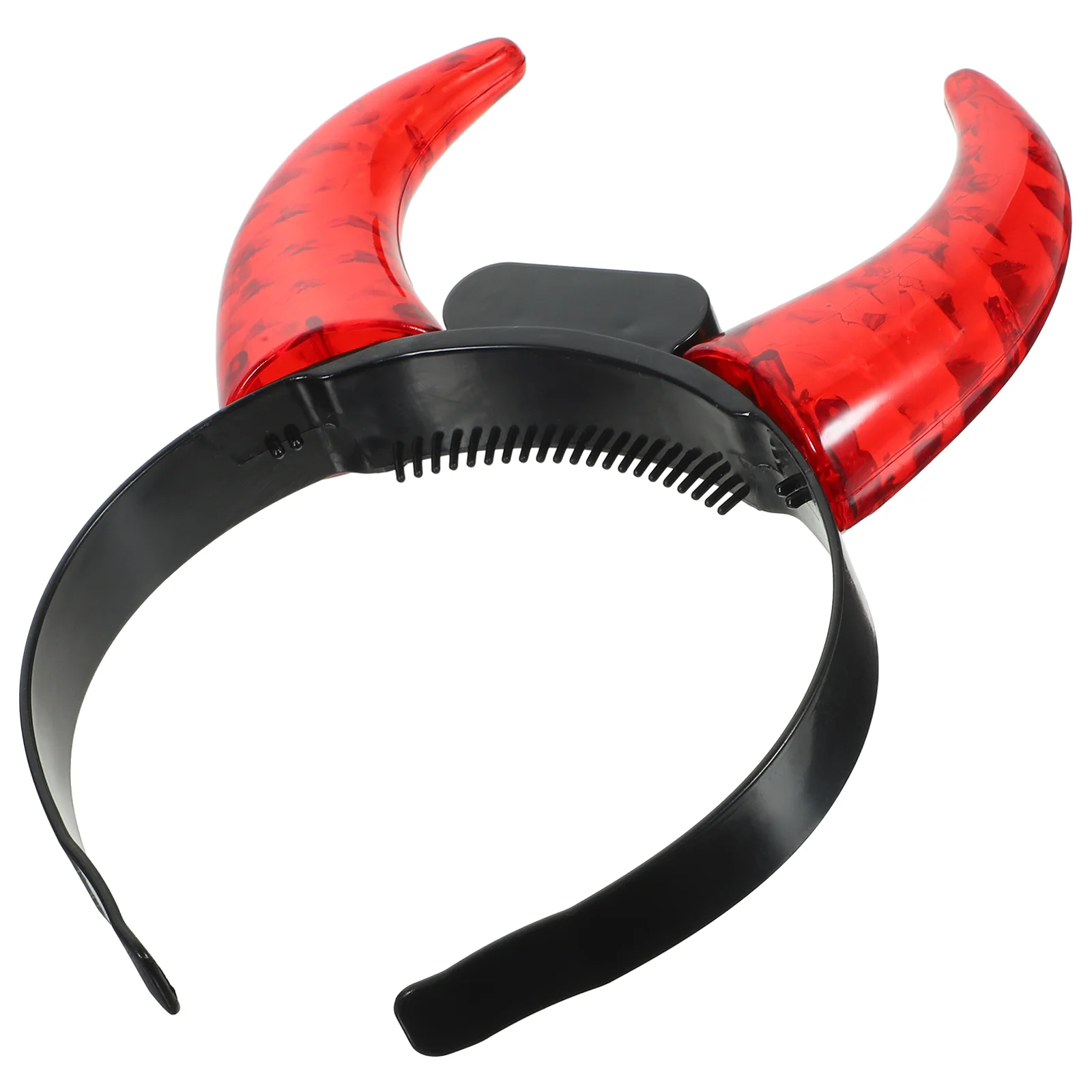 Interesting Glowing Devil Horn Hairband Unique Headdress Prop Devil Horn Headband
Interesting Glowing Devil Horn Hairband Unique Headdress Prop Devil Horn Headband