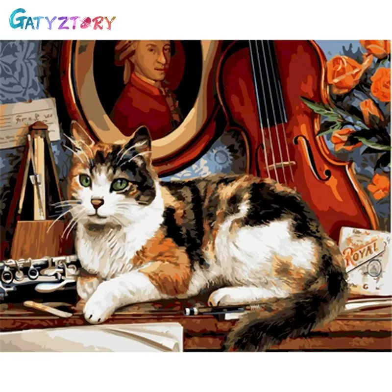 GATYZTORY Coloring By Number Cat Kits Painting By Number Animal DIY Frame Modern Drawing On Canvas HandPainted Wall Art
GATYZTORY Coloring By Number Cat Kits Painting By Number Animal DIY Frame Modern Drawing On Canvas HandPainted Wall Art