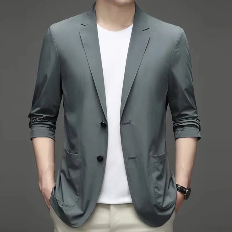 2867-R-Short-sleeved Customized suit men's round neck summer new trend Customized suit
2867-R-Short-sleeved Customized suit men's round neck summer new trend Customized suit