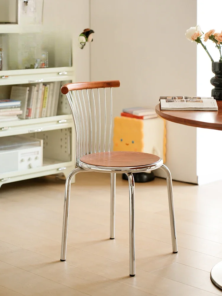 Retro Designer Dining Chairs Modern Minimalist Dresser Kitchen Bedroom Chairs Sillas De Comedor Dining Room Furniture HYDC
Retro Designer Dining Chairs Modern Minimalist Dresser Kitchen Bedroom Chairs Sillas De Comedor Dining Room Furniture HYDC