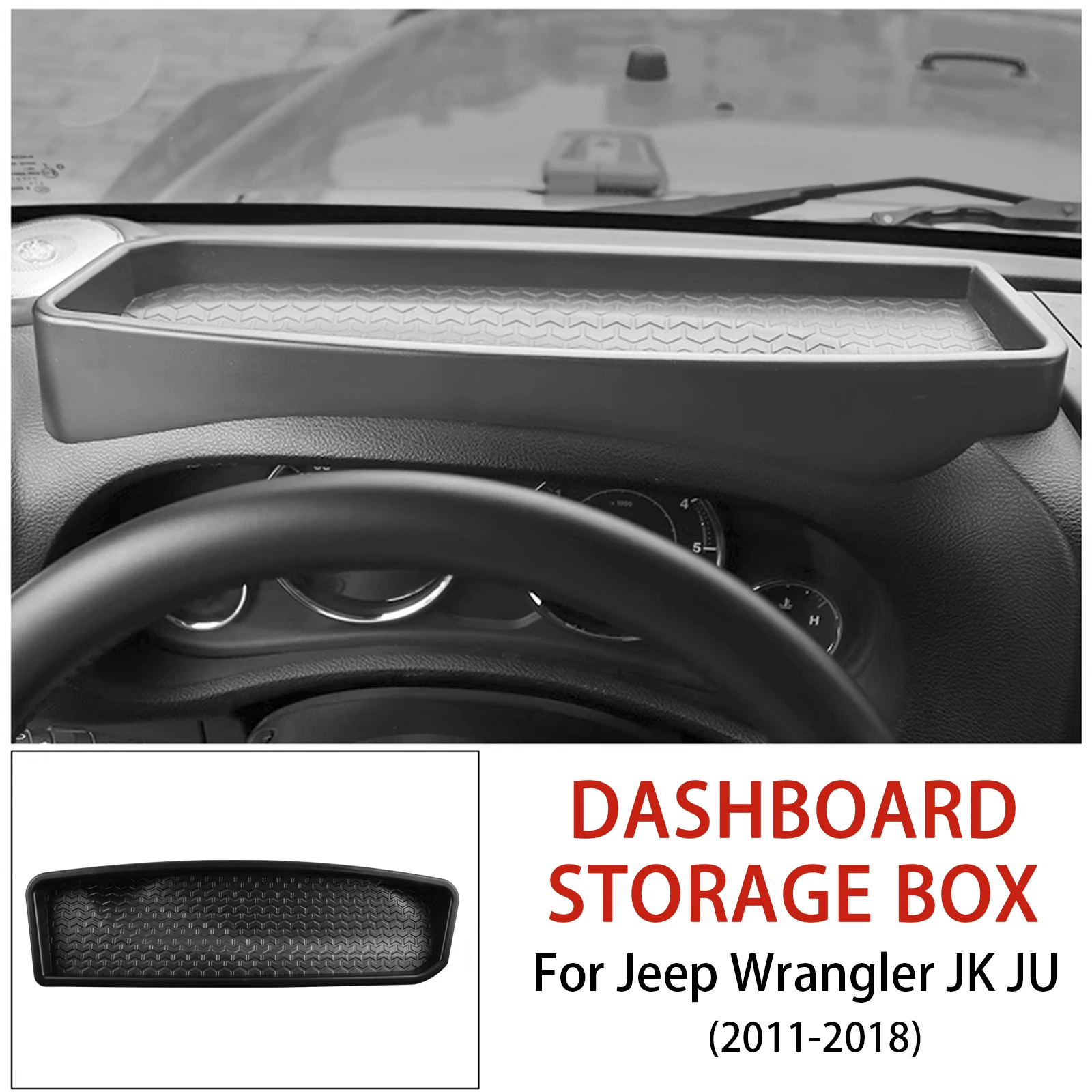 

Прочная центральная консоль, вставка-органайзер, лоток для хранения, расширенное пространство для хранения, совместимое с Jeep Wrangler JK JKU 2011-2018