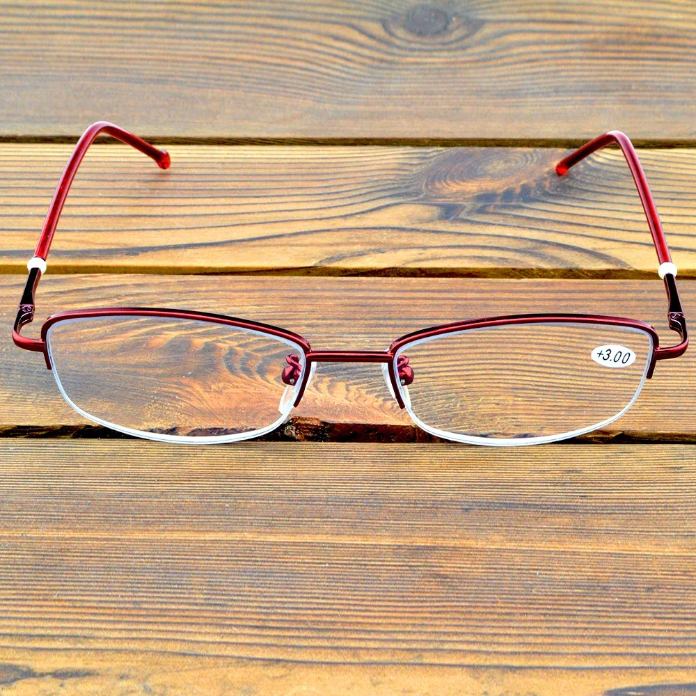 Half-rim Red Color Frame Rectangle Spectacles Coating Lenses See Near N Far Progressive Multi-focus Reading Glasses +0.75 To +4
Half-rim Red Color Frame Rectangle Spectacles Coating Lenses See Near N Far Progressive Multi-focus Reading Glasses +0.75 To +4