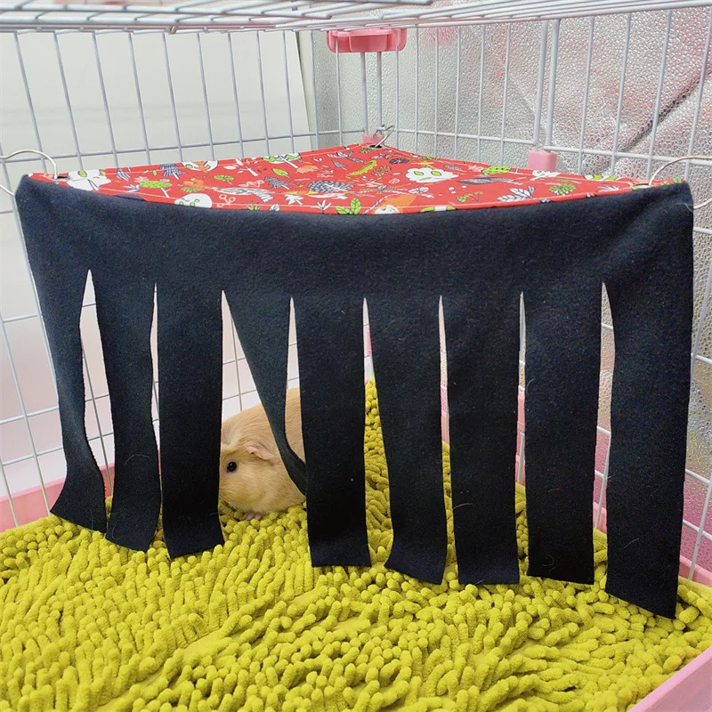 Guinea Pig Hammock Pet Hideout Cage Accessories Hamster Tent Nest Bed Corner Tassel Shelter for Chinchilla Hedgehog Squirrel Guinea Pig Hammock Pet Hideout Cage Accessories Hamster Tent Nest Bed Corner Tassel Shelter for Chinchilla Hedgehog Squirrel