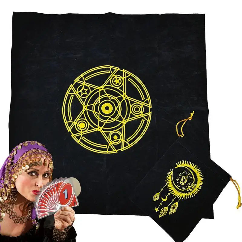 

Tarot Card Cloth Witch Supplies Witch Supplies Table Cloth Tarot Reading Cloth Cards Table Cloth For Home Psychologists