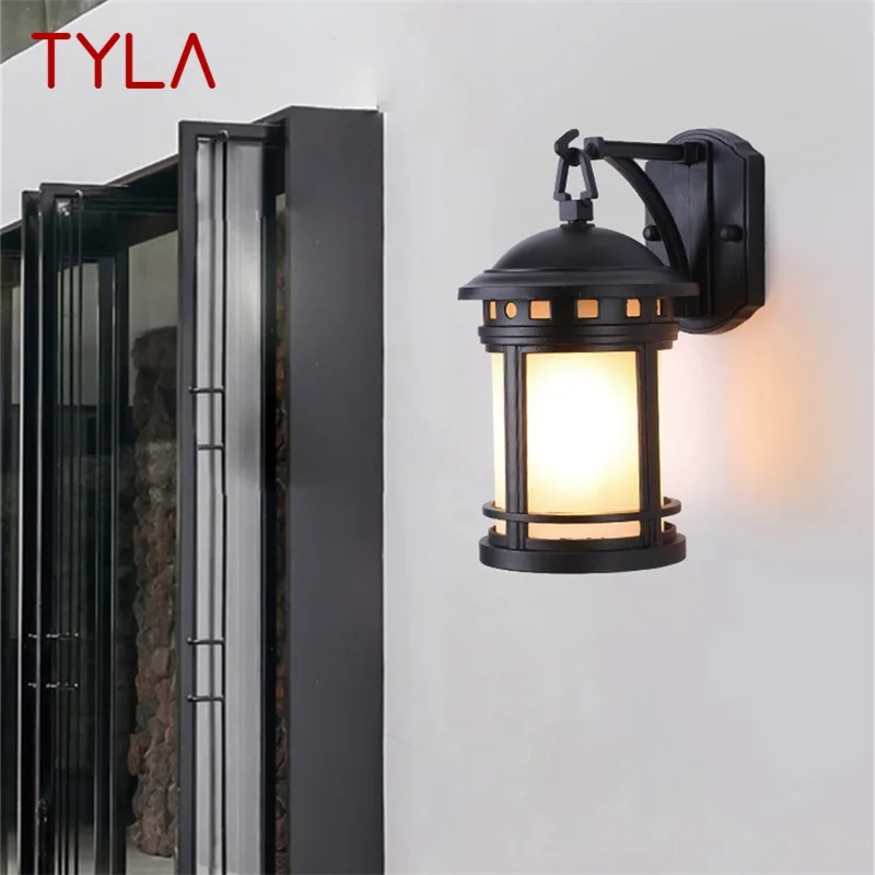 

·TYLA Outdoor Retro Wall Lamp Classical Sconces Light Waterproof IP65 LED For Home Porch Villa