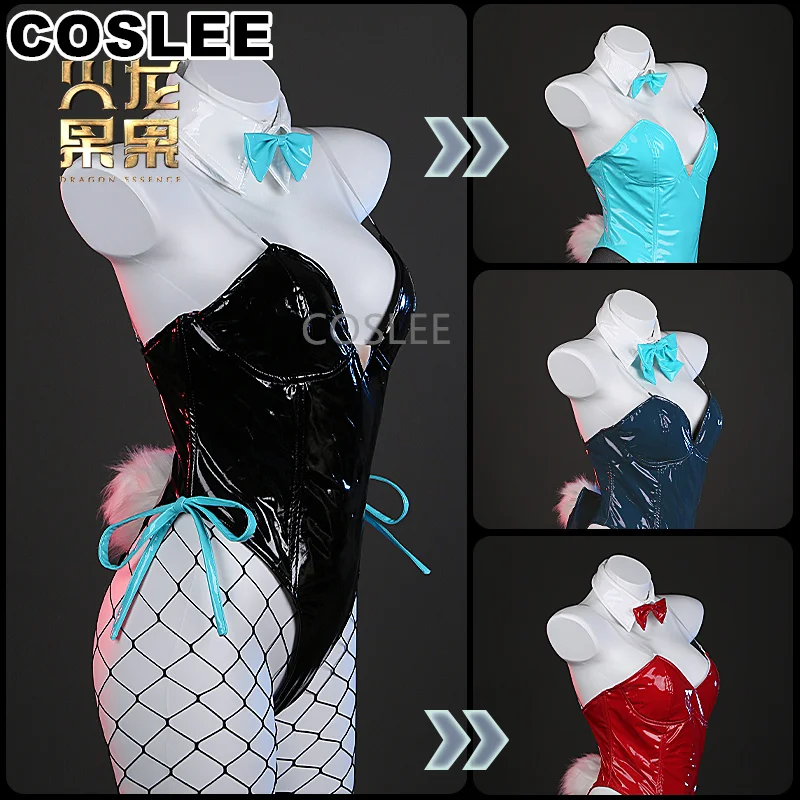 

COSLEE Blue Archive Toki Asuma/Itinose Asena/Kakudade Karinn/Mikamo Neru/Murokasa Akane Bunny Girl Jumpsuits Cosplay Costume