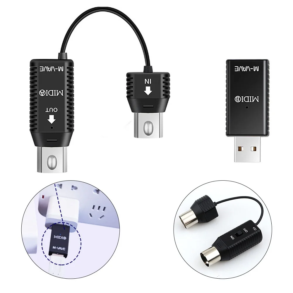 MIDI Adapter System Wireless 5pin USB Interface Adapter Wireless Connector Piano Keyboard Multi-function Data Transfer Converter
MIDI Adapter System Wireless 5pin USB Interface Adapter Wireless Connector Piano Keyboard Multi-function Data Transfer Converter