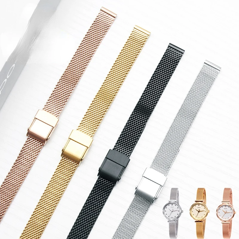 Watch Bracelet Women's Metal Steel Belt Suitable for Julius Small Dial 8 10 12 14 16mm Quartz Watch Women's Strap
Watch Bracelet Women's Metal Steel Belt Suitable for Julius Small Dial 8 10 12 14 16mm Quartz Watch Women's Strap