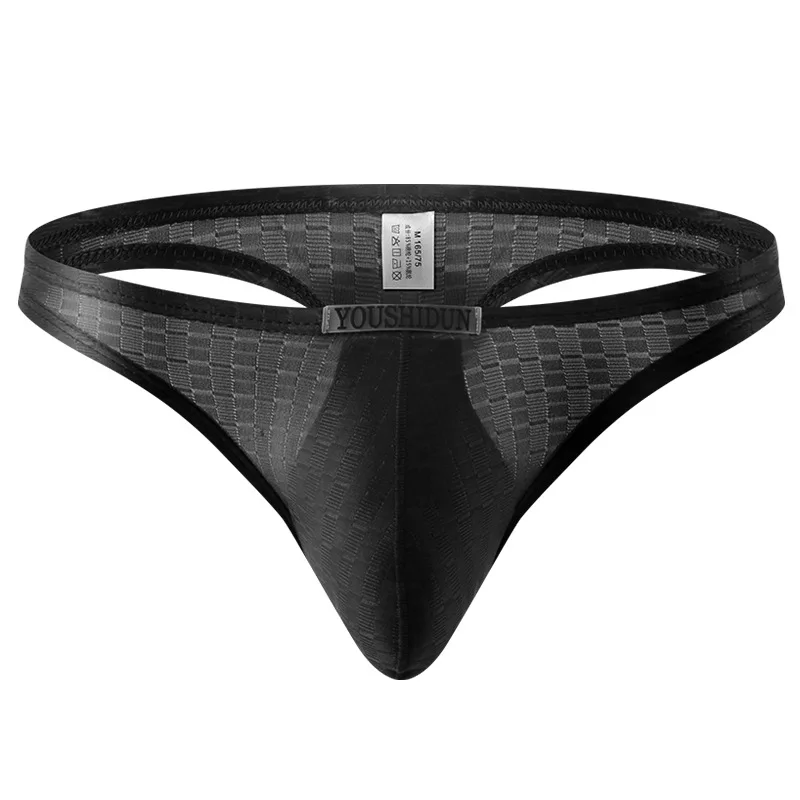 

Sexy String Bikini Men Ultrathin Breathable Sport Panties Low Waist U Convex Pouch Underpants Lingerie Briefs Calzoncillos Hombr