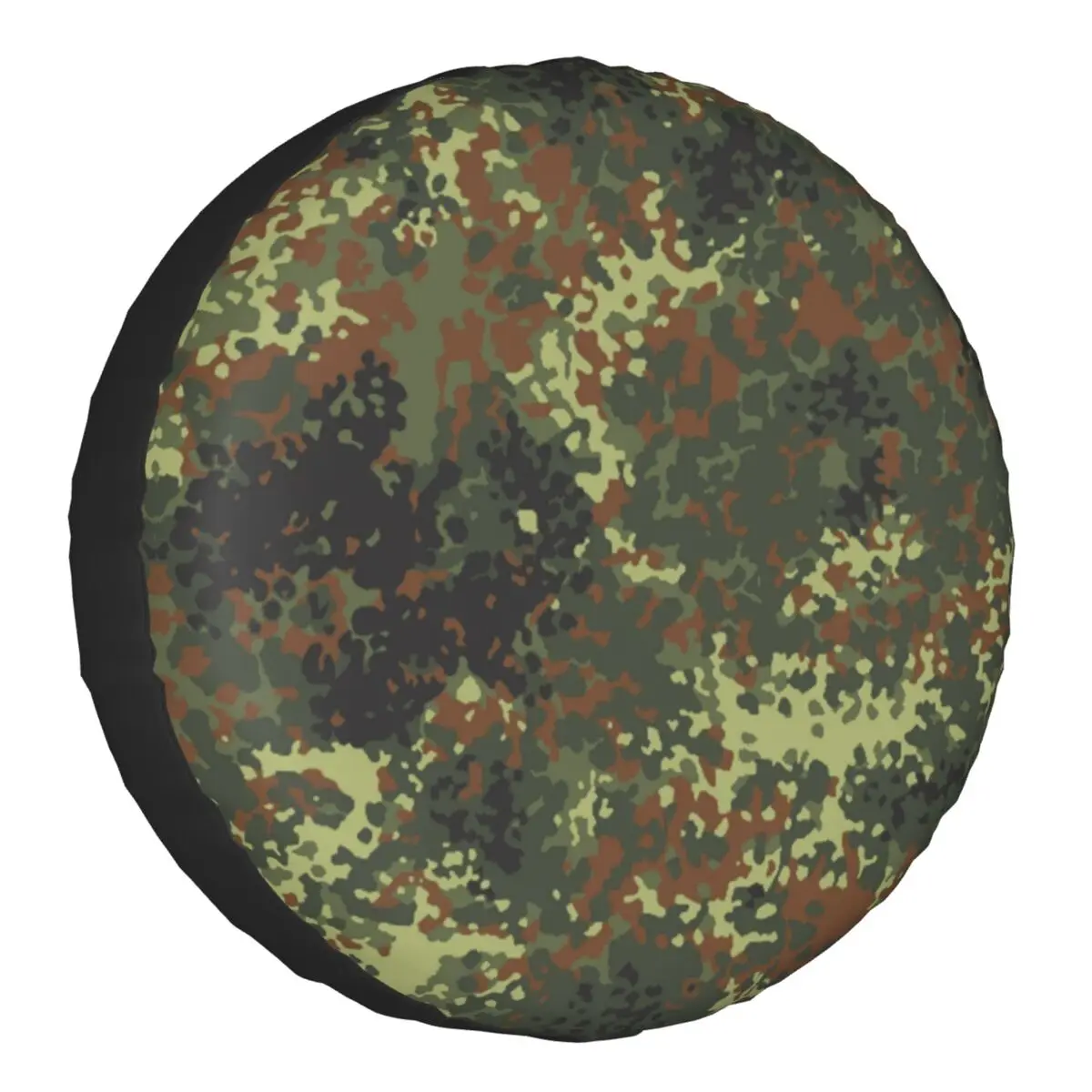

Flecktarn Camo Spare Tire Cover for Pajero Military Army Camouflage 4WD 4x4 Trailer Car Wheel Protectors Inch
