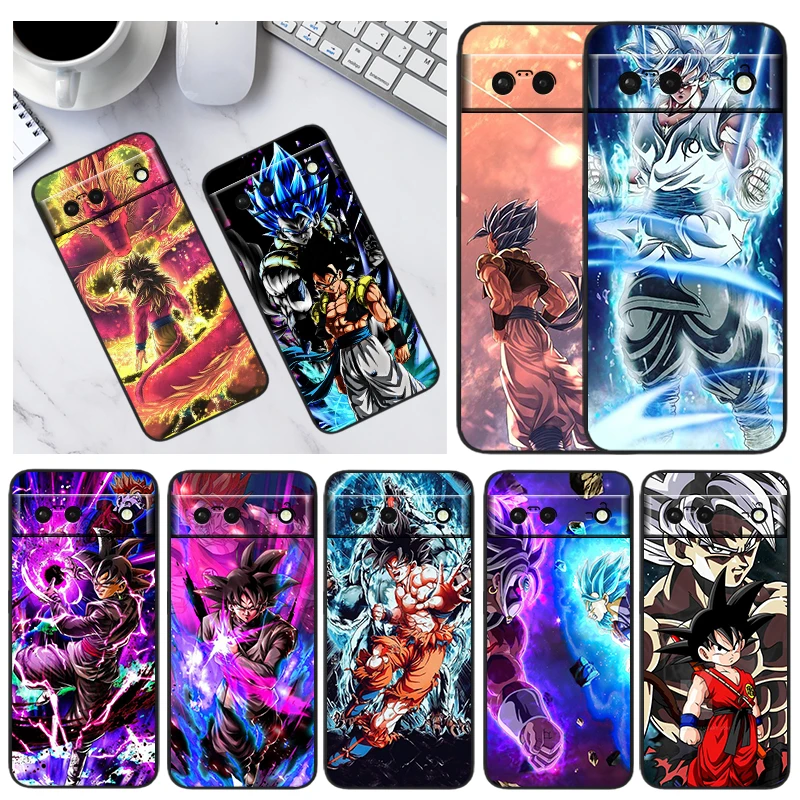 

G-Goku D-Dragon Ball Z Art Phone Case For Google Pixel 8 7 6 Pro 6A 5A 5 4 4A XL 5G Black Shell Soft Cover Fundas Coque Capa