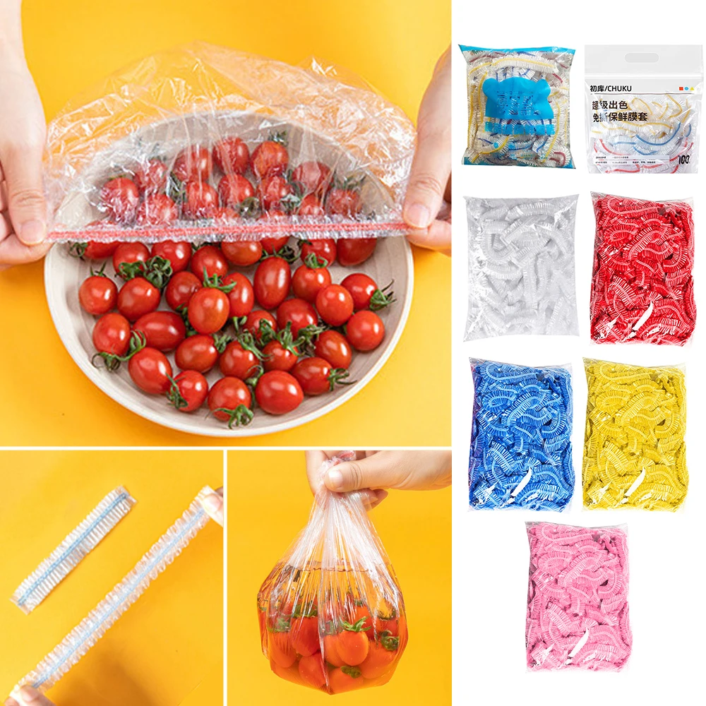 10/50/100 Pcs Colorful Saran Wrap Disposable Food Cover Food Grade Fruit Fresh-Keeping Plastic Bag Kitchen Accessories
10/50/100 Pcs Colorful Saran Wrap Disposable Food Cover Food Grade Fruit Fresh-Keeping Plastic Bag Kitchen Accessories