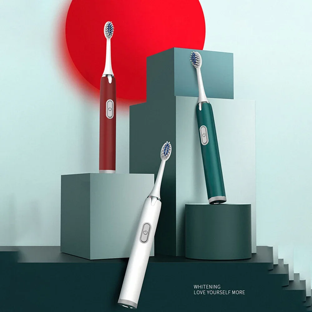 Electric Toothbrush USB Rechargeable Ultra Sonic Washable Relaxing Powerful 5 Speed Soft Fur Electric Toothbrush Adult Gifts 
Electric Toothbrush USB Rechargeable Ultra Sonic Washable Relaxing Powerful 5 Speed Soft Fur Electric Toothbrush Adult Gifts