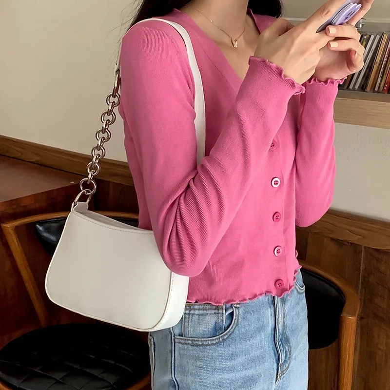 Solid Color PU Leather Ladies Small Square Shoulder Bag Fashion Design Women Chain Underarm Bag Female Simple Handbags Purses
Solid Color PU Leather Ladies Small Square Shoulder Bag Fashion Design Women Chain Underarm Bag Female Simple Handbags Purses