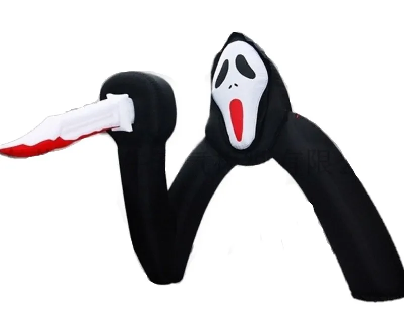 top Popular Scary Ghost Holding A Knife Inflatable Arch for Halloween Decoration hy
top Popular Scary Ghost Holding A Knife Inflatable Arch for Halloween Decoration hy