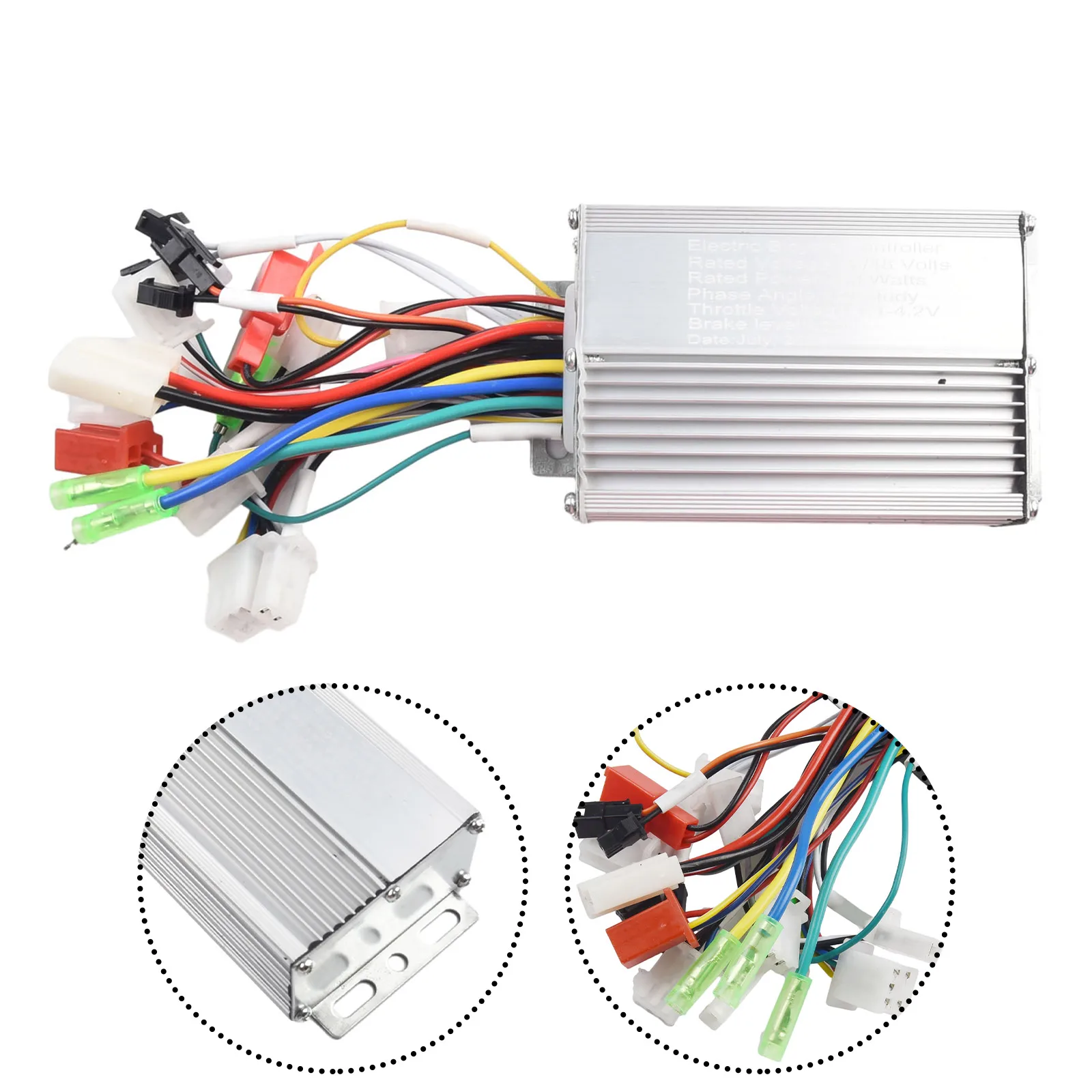 1pc Electric Bicycle Controller 36V48V 350W Escooter Scooter Brushless Controller Steel Aluminum Electric Bike Accessories
1pc Electric Bicycle Controller 36V48V 350W Escooter Scooter Brushless Controller Steel Aluminum Electric Bike Accessories