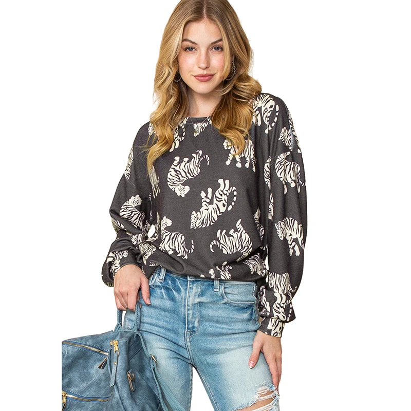 Женская толстовка с капюшоном, осенняя модная свободная уличная одежда с круглым вырезом и принтом тигра, Женский пуловер с длинным рукавом, Повседневная стильная женская одежда
Женская толстовка с капюшоном, осенняя модная свободная уличная одежда с круглым вырезом и принтом тигра, Женский пуловер с длинным рукавом, Повседневная стильная женская одежда
