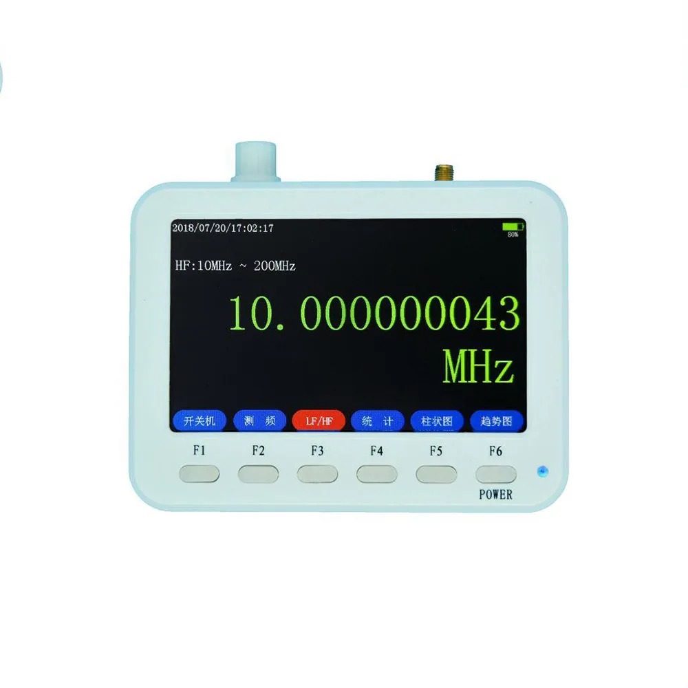 FC-4000 50Hz-4GHz RF Frequency Meter Portable Frequency Counter with 5" Color Display
FC-4000 50Hz-4GHz RF Frequency Meter Portable Frequency Counter with 5" Color Display